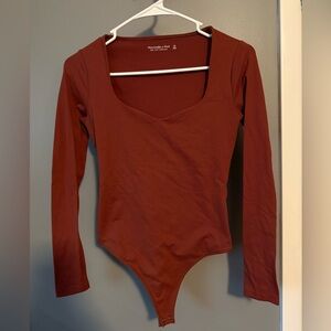 Abercrombie & Fitch Deep Red Bodysuit